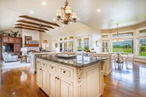 Elegant French Country Style Kitchen Blue