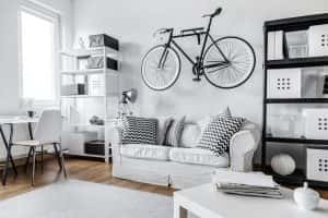 Modern Black White One Room Apartment