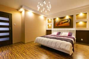 bedroom interior lighting