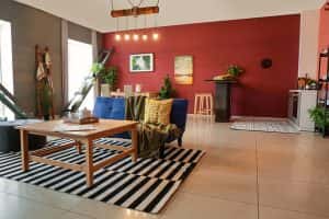 Interior modern studio apartment