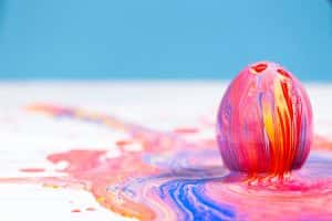 Easter egg painting