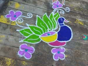 Themed Rangoli Design