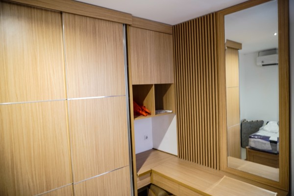 Bedroom sliding wardrobe