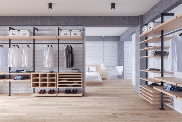 Industrial wardrobe design