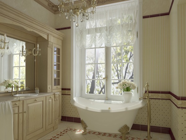 Vintage bathroom cabinet design