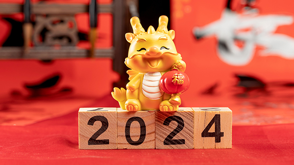 Dragon spring festival picture material translation good