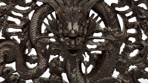 Chinese dragon wooden