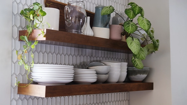 Floating shelves