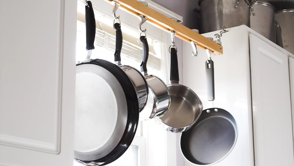 Pot and pan hanging racks