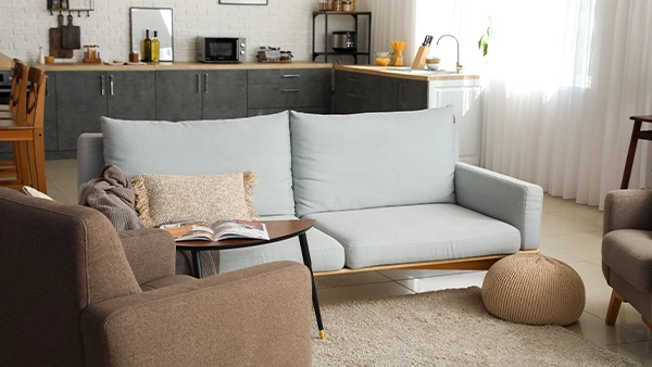 high-back sofa