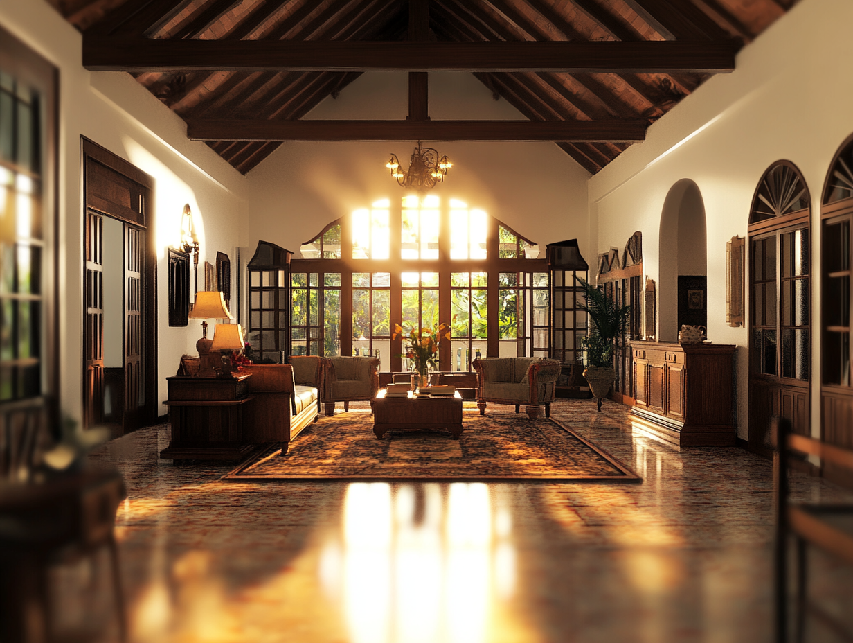 Traditional home interior styles with different house design styles India