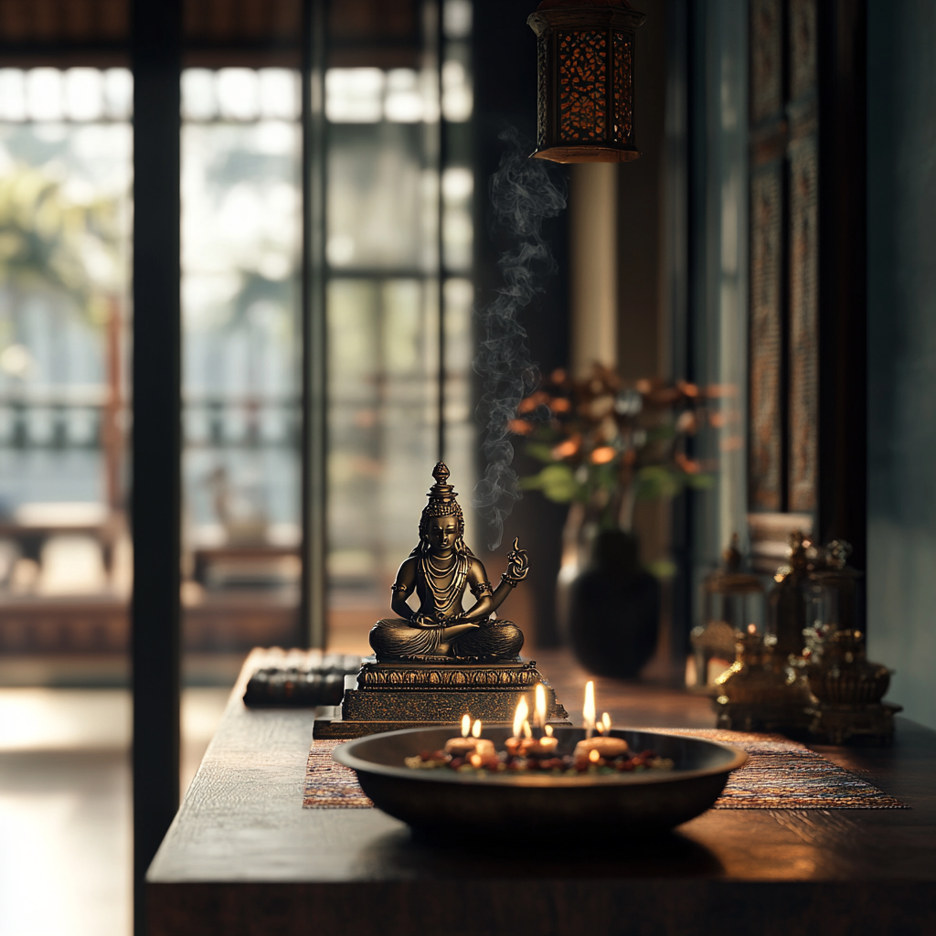 Maha Shivratri 2025 pooja setup with home decoration ideas