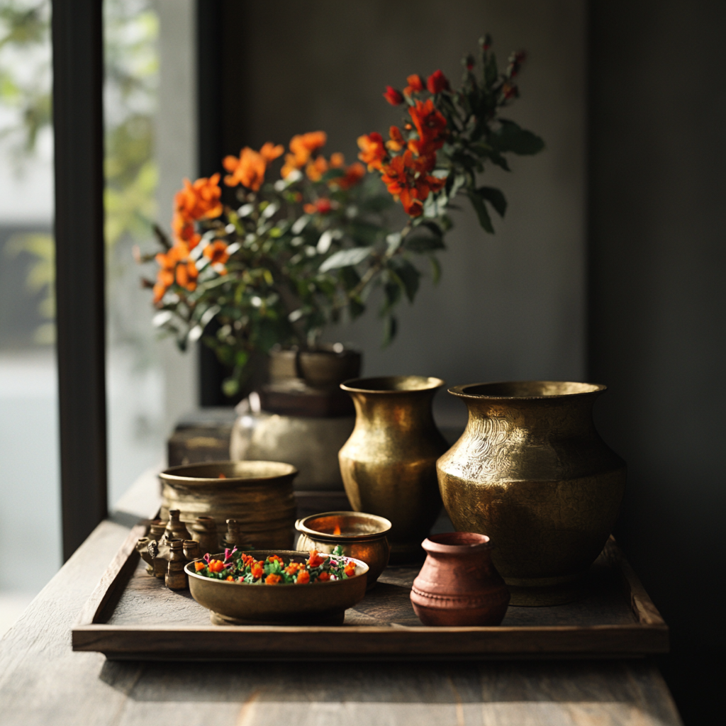 Traditional pooja thali for Shivratri decoration at home 2025