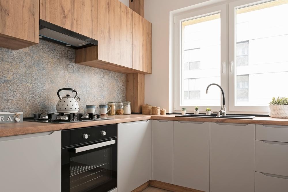Luxury interior design cost in Ahmedabad with modern wood finish modular kitchen