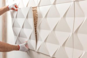 Best material for wall panelling modern 3D textured panel design 