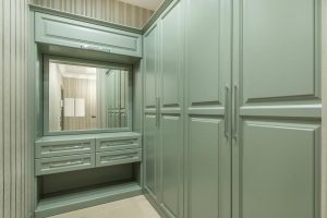 Elegant corner wardrobe design with cupboard and almirah for bedroom 
