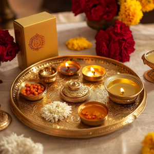 Vastu tips for mandir in flat with pooja thali setup 
