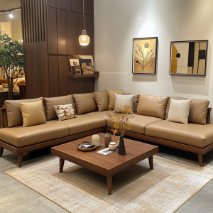 Wooden Sofa Design Ideas for Living Room Furniture Setup