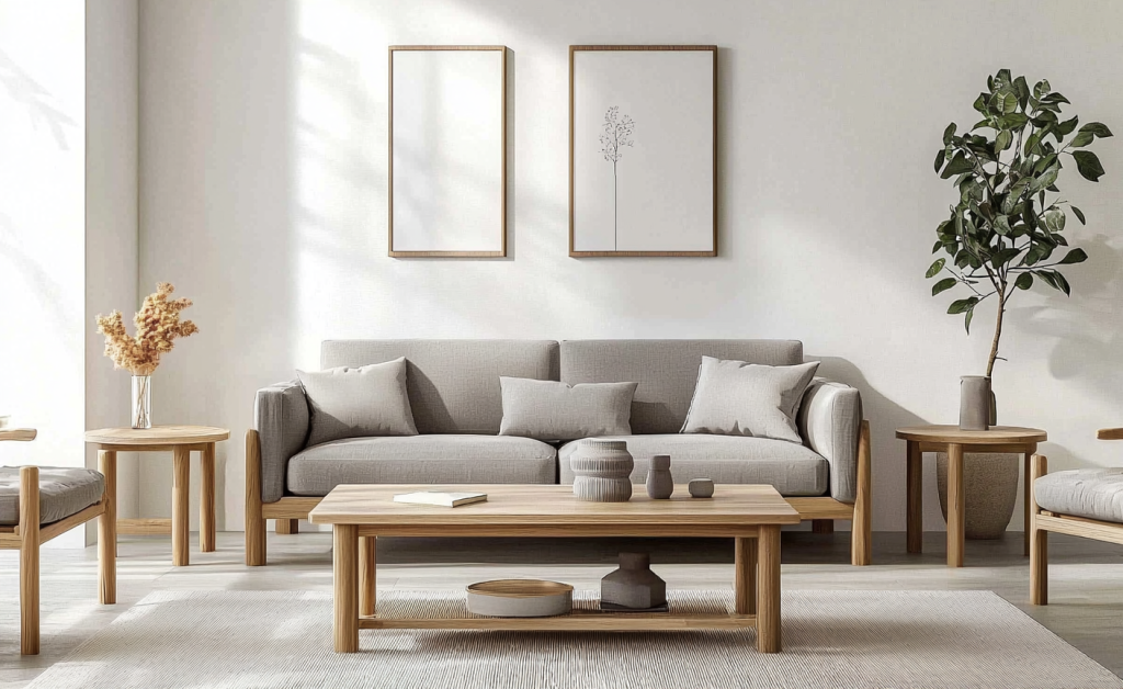Wooden Sofa Design Ideas for Living Room Furniture Setup
