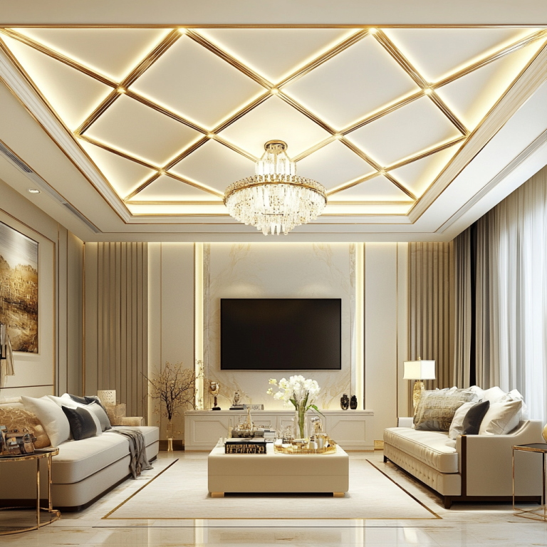 False Ceiling Interior Designs Ideas For Living Room 2026