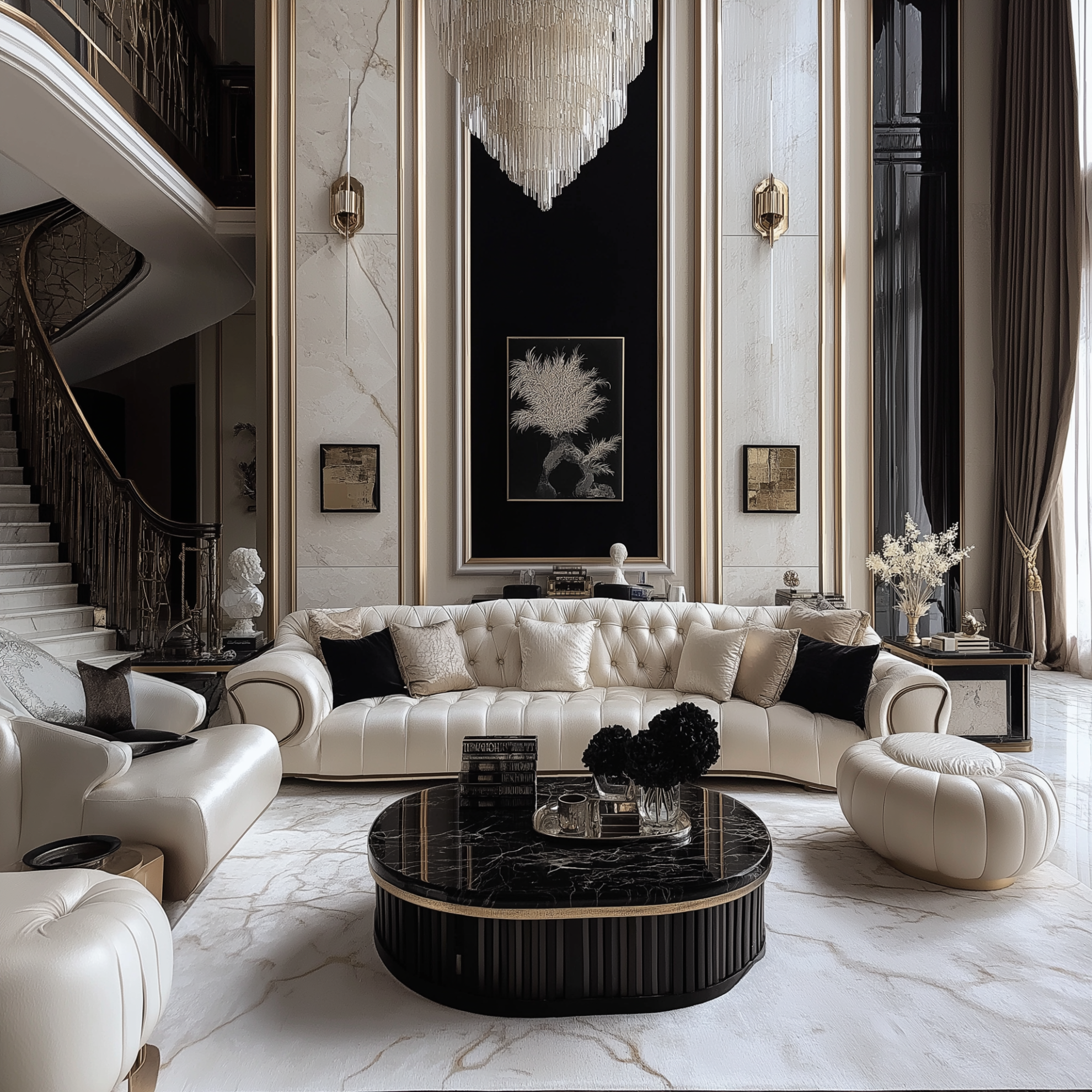 Luxury interior design ideas for stylish and elegant luxury house interiors