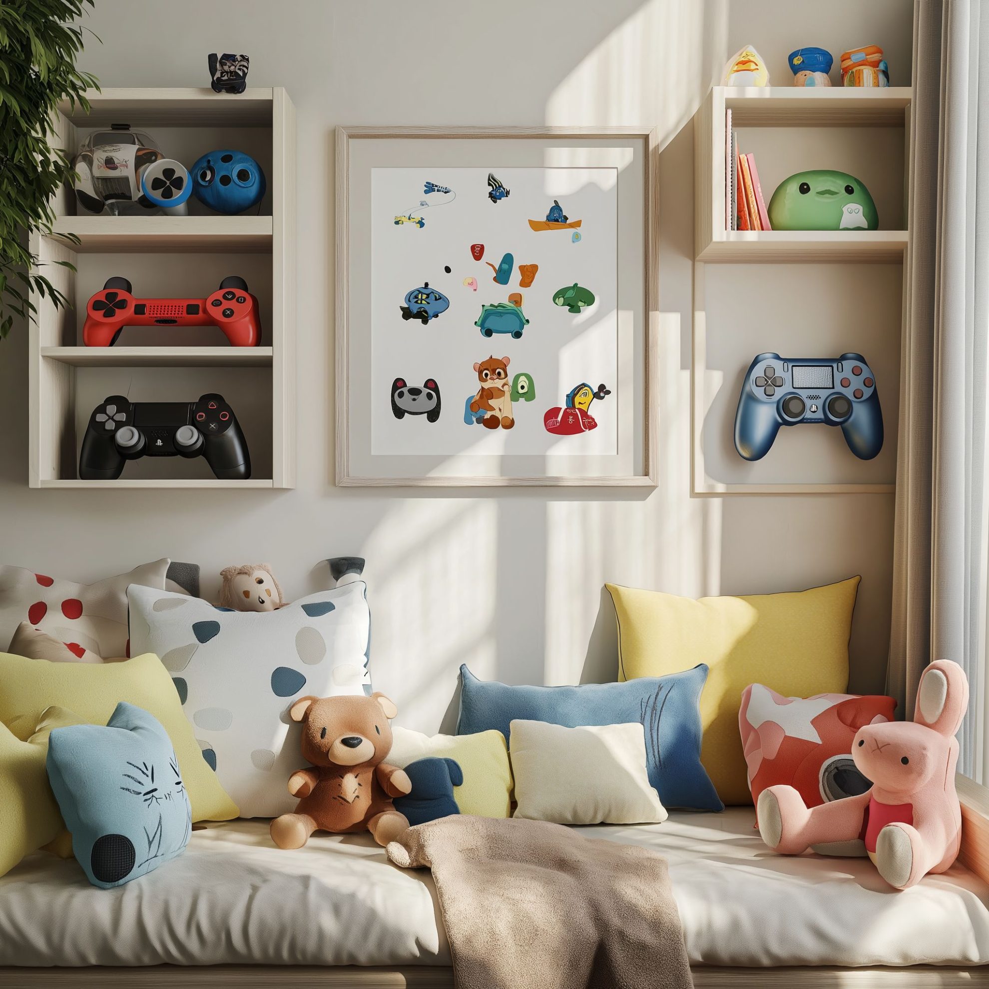 Creative kids room design ideas with playful wall decor and fun themes