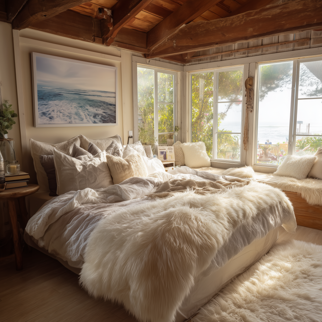 Cozy bedroom showcasing home wellness design and relaxation space ideas 