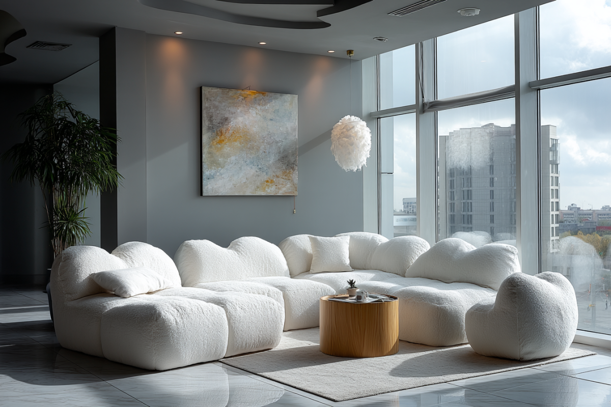 Modular Furniture Design for Smart Living Room and Workspace