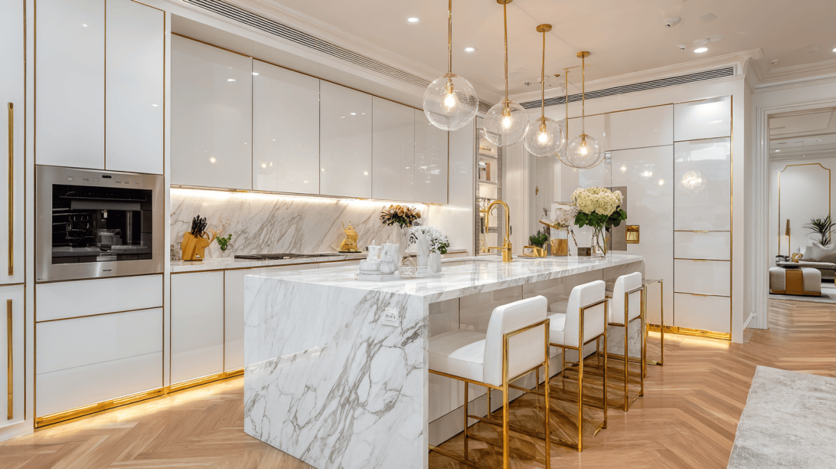 10 Best Kitchen Marble Design Ideas for Indian Homes