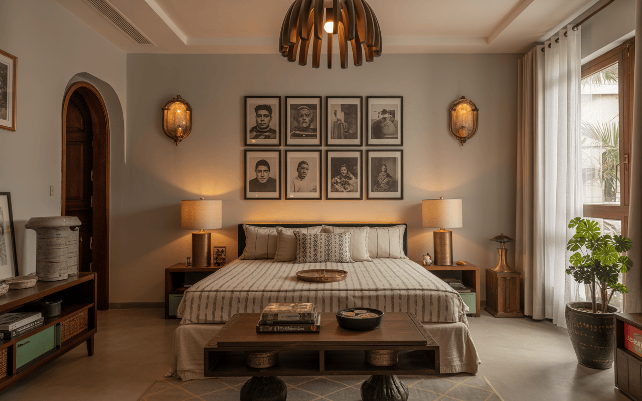 Classic trending home interior designs in Pune with elegant bedroom décor
