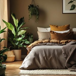 Simple bedroom decorating ideas with Indian style interior design inspiration