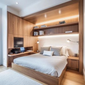 Small bedroom interior design India with simple Indian style ideas