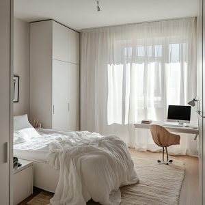 Minimal simple Indian bedroom interior design ideas for small spaces