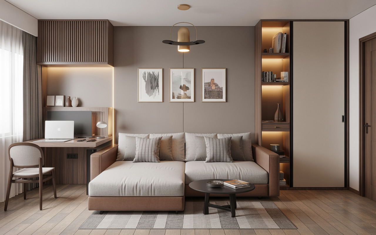 Minimal user-friendly interior designs in Thane for compact modern living spaces