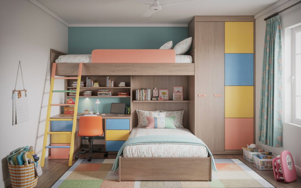 Whimsical Kids Bedroom Interior Design for Dreamy Homes
