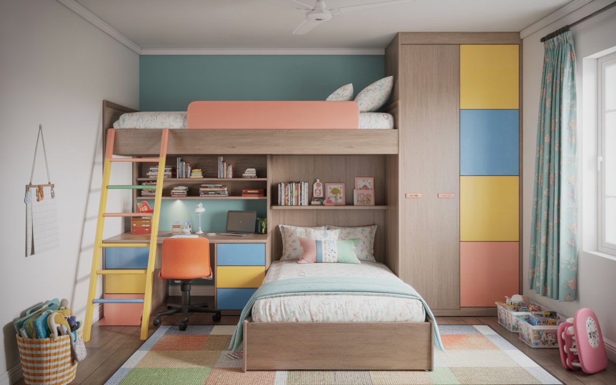 Whimsical Kids Bedroom Interior Design for Dreamy Homes