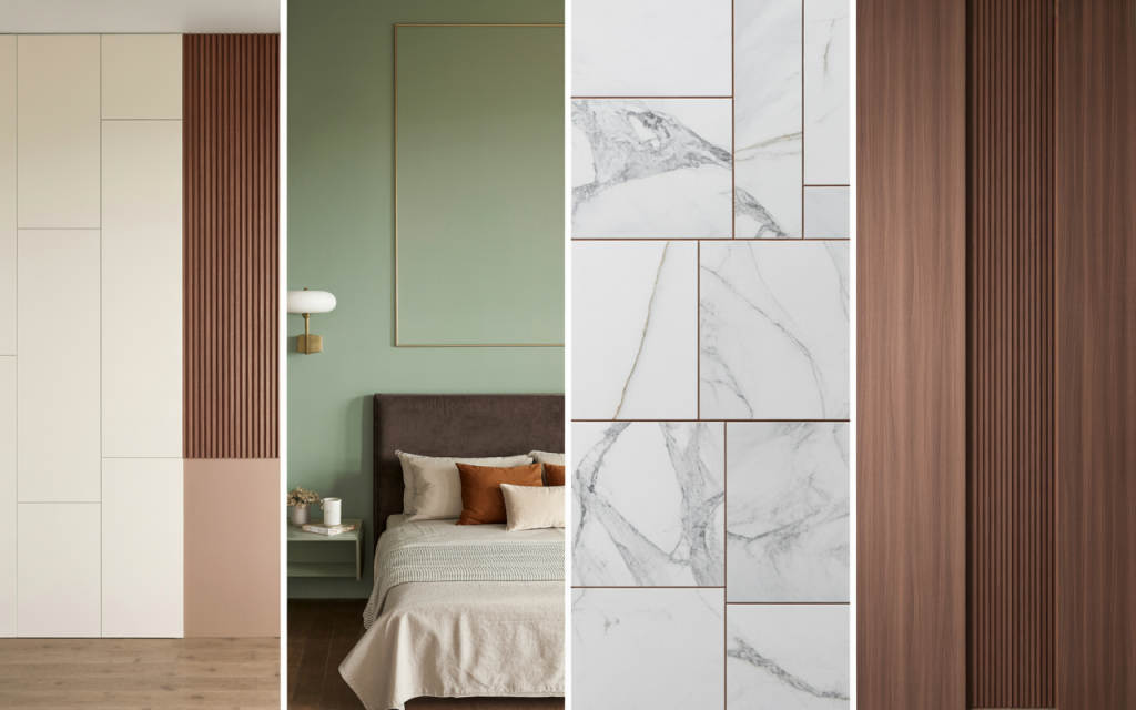 Stylish wall pvc panel design ideas in modern texture and color combinations