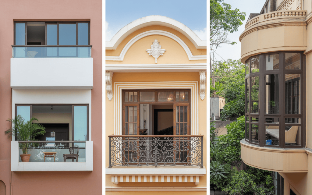 Elegant classic balcony railing design ideas in vintage and modern facades