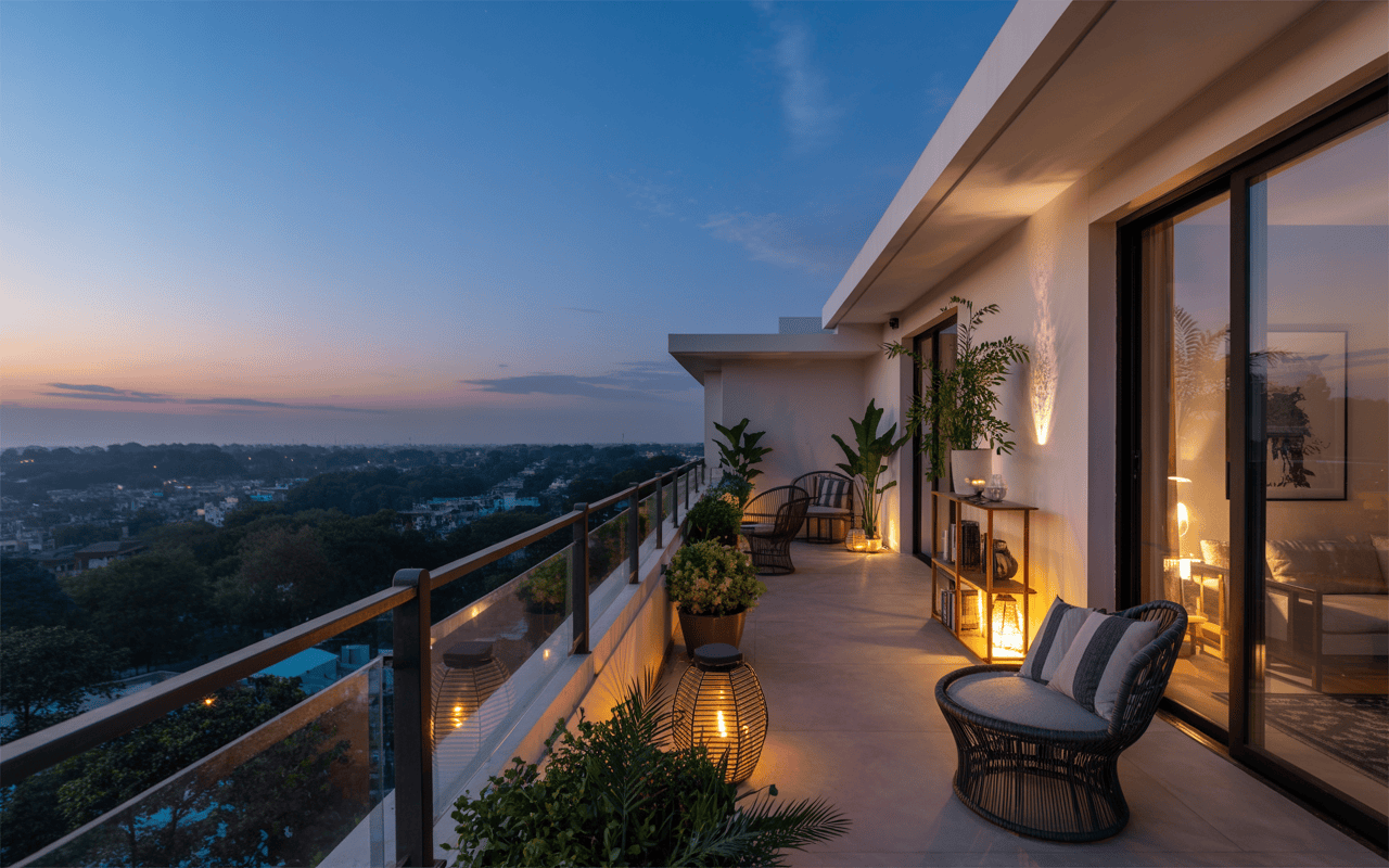 Balcony Glass Design That Adds Light and Elegance to Homes