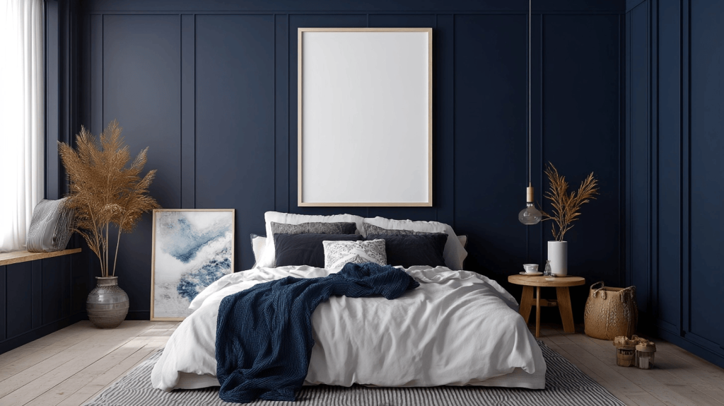 Elegant best blue color bedroom wall colors bringing calmness and depth to interiors