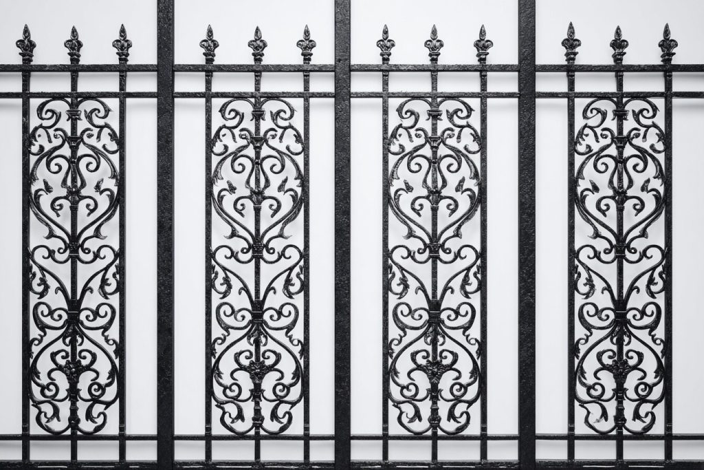 Iron modern window grill design adding strength and timeless elegance to homes