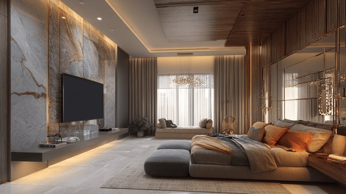 TV Panel Design for Bedroom That Matches Style and Personality