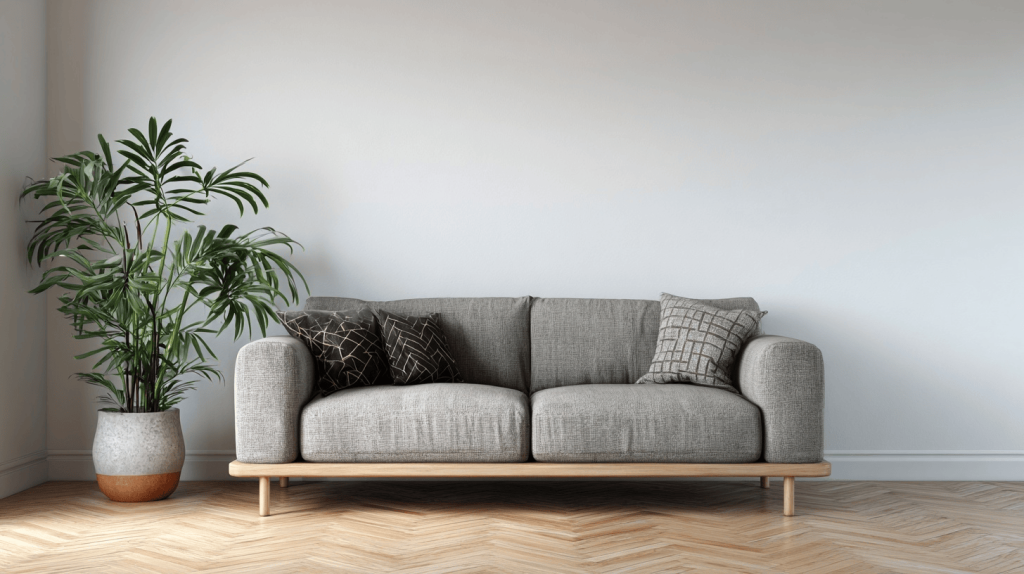 Simple modern sofa design bringing comfort and style to minimalist home interiors