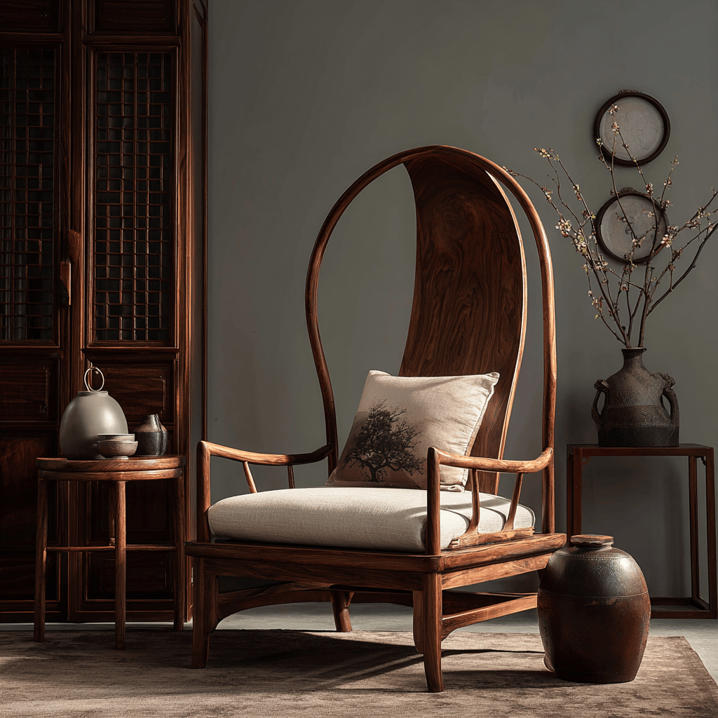 Elegant antique wooden chair design showcasing timeless craftsmanship and charm