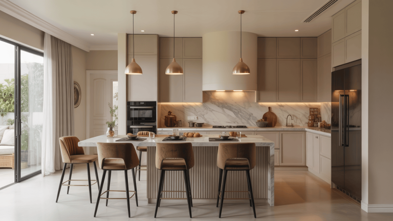 Smart l shaped kitchen cabinets with efficient cabinet layout ideas for ...