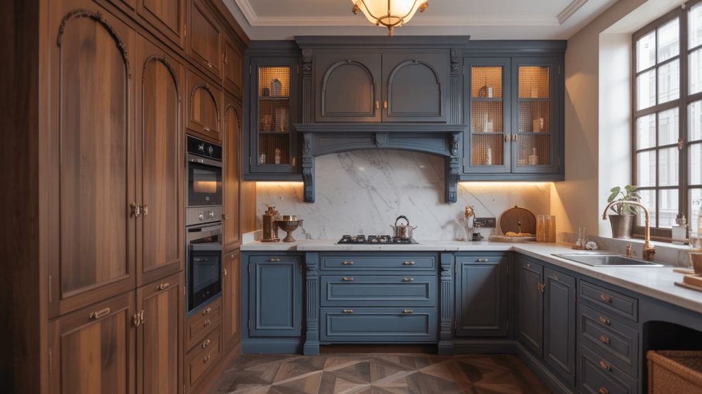 Minimalist small kitchen almirah design perfect for compact urban apartments