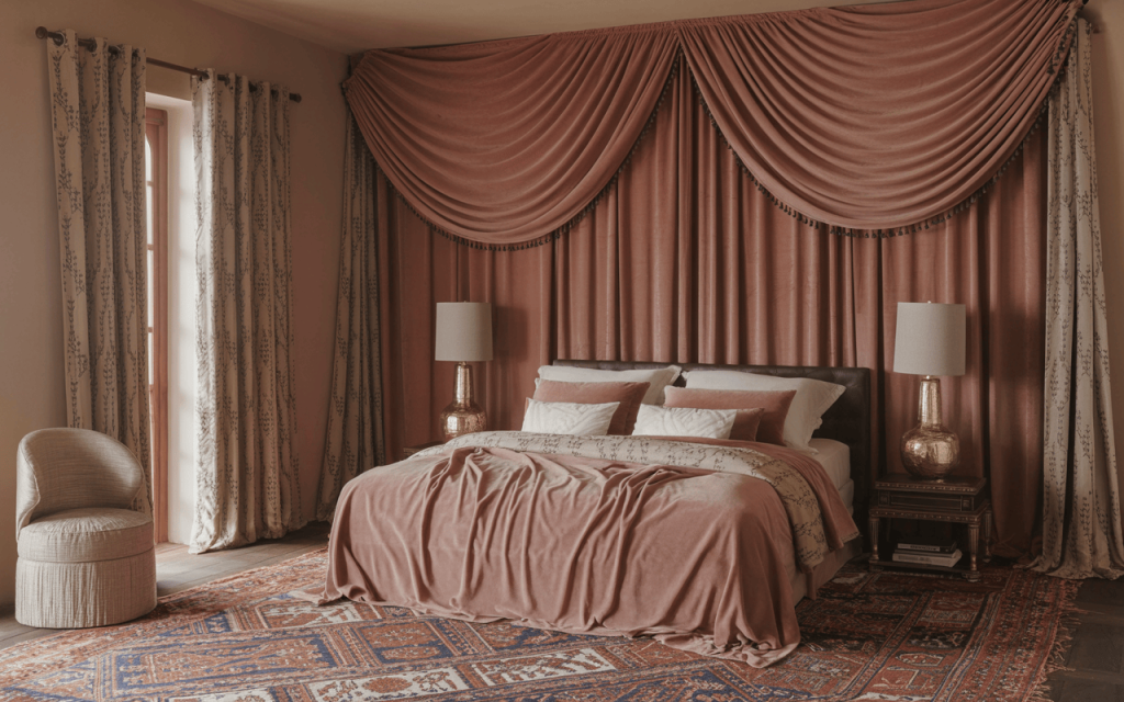 Traditional bedroom ideas with smart furniture placement and open layout