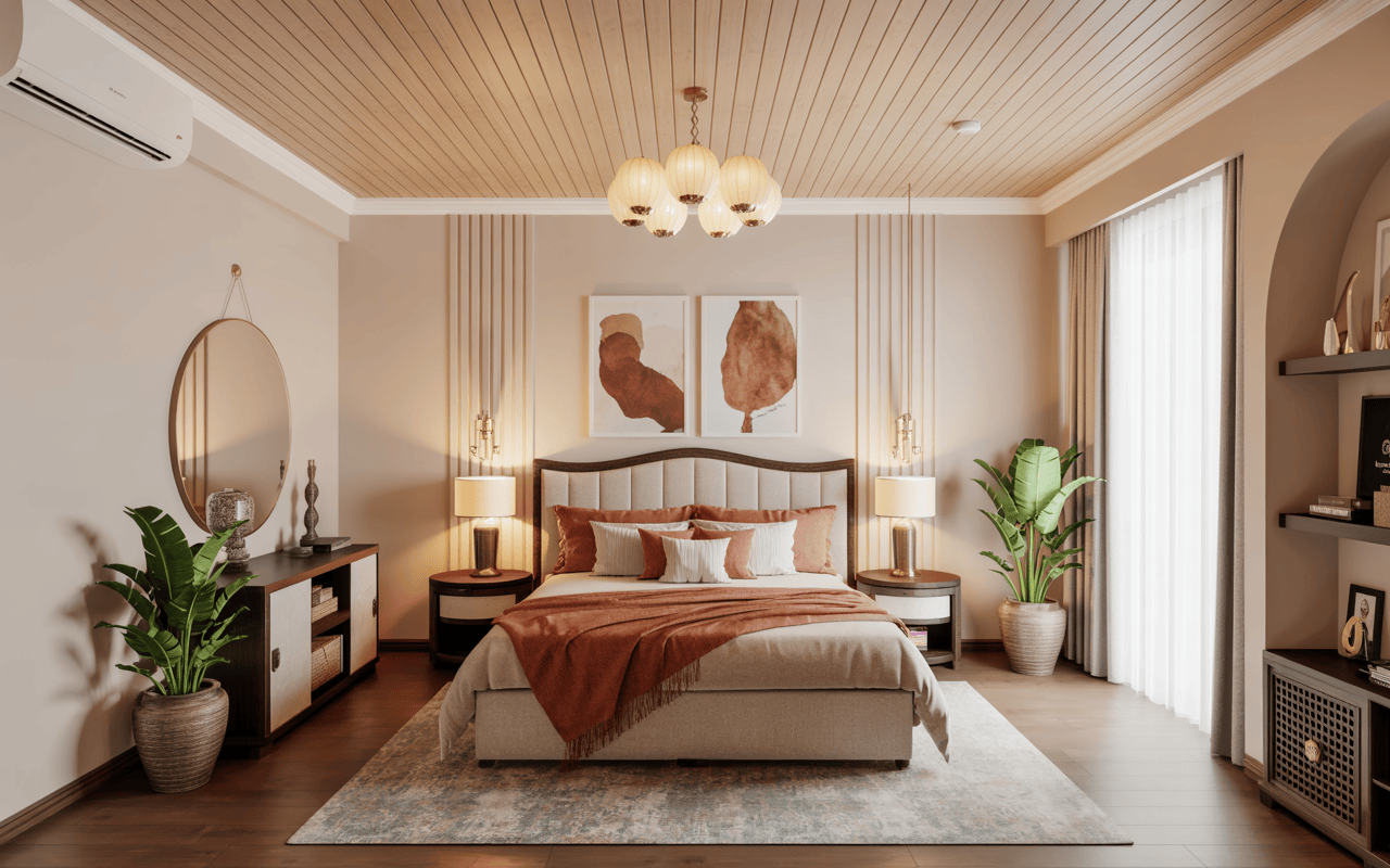 Bedroom PVC Ceiling Designs to Create a Cozy Modern Look