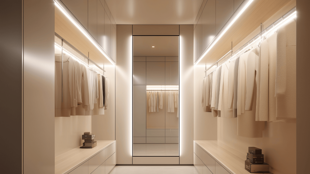 Elegant modern wardrobe trends for minimalist luxury dressing spaces