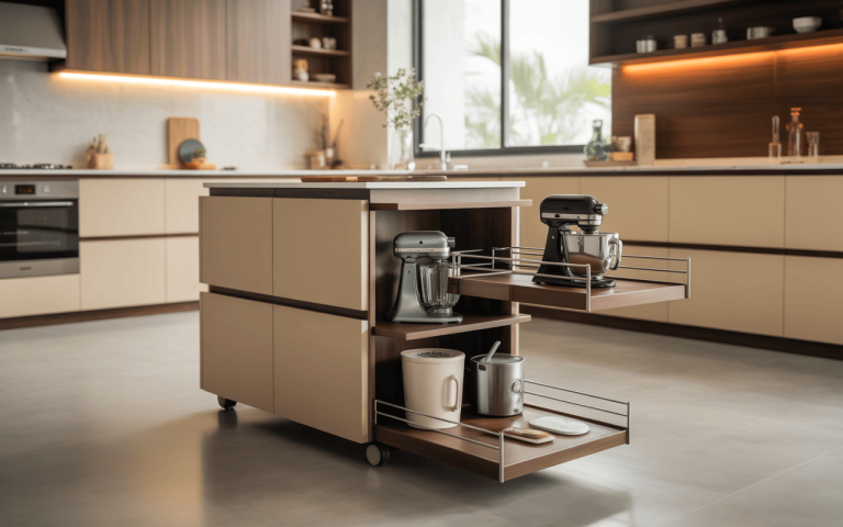 Small Kitchen Trolley Designs That Maximise Storage and Space